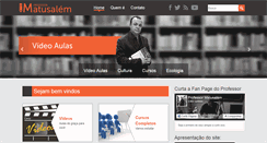Desktop Screenshot of professormatusalem.com